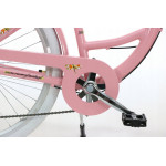 Dámsky retro bicykel 26" Lavida Mahbike 7-prevodový hlinikový rám 18" Ružová, biele kolesá